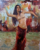 Belly Dancer by artist Eve Larson